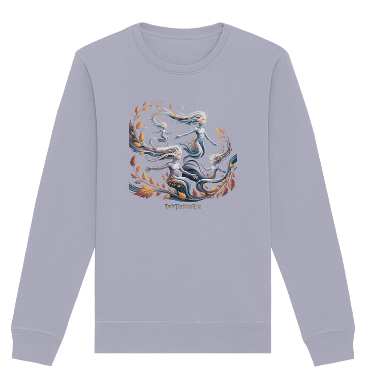 Ethereal Wind Spirits – Flüsternde Schatten & Naturmagie - Organic Basic Unisex Sweatshirt | Sweatshirts | Dark Shadows Arts