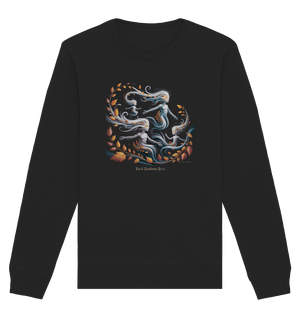 Ethereal Wind Spirits – Flüsternde Schatten & Naturmagie - Organic Basic Unisex Sweatshirt | Sweatshirts | Dark Shadows Arts