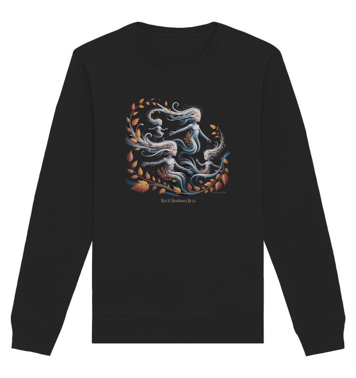 Ethereal Wind Spirits – Flüsternde Schatten & Naturmagie - Organic Basic Unisex Sweatshirt | Sweatshirts | Dark Shadows Arts