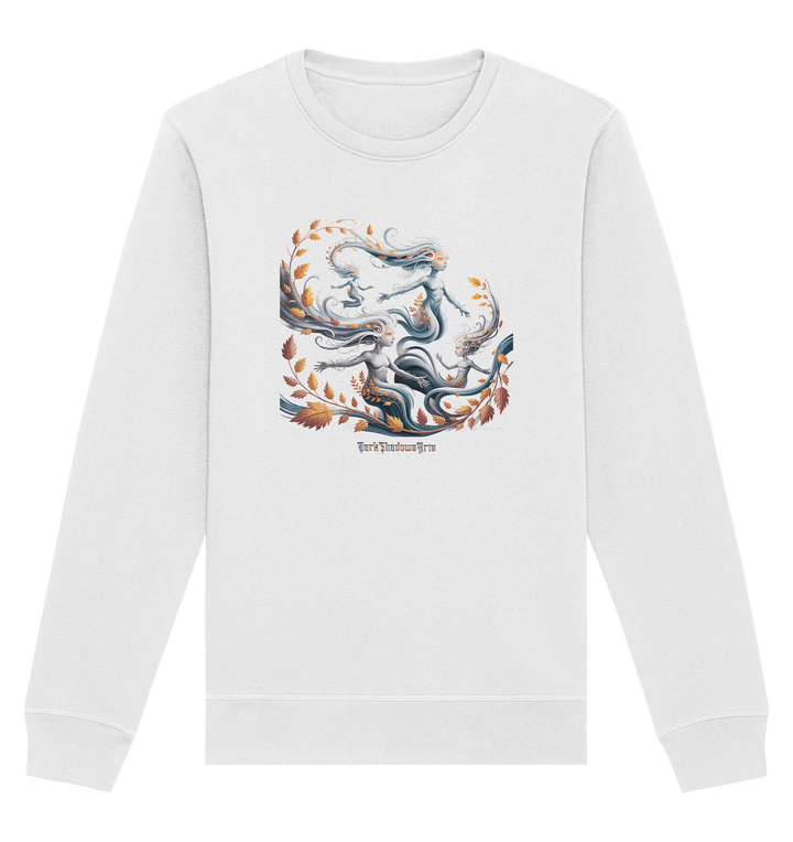 Ethereal Wind Spirits – Flüsternde Schatten & Naturmagie - Organic Basic Unisex Sweatshirt | Sweatshirts | Dark Shadows Arts