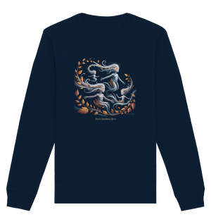 Ethereal Wind Spirits – Flüsternde Schatten & Naturmagie - Organic Basic Unisex Sweatshirt | Sweatshirts | Dark Shadows Arts