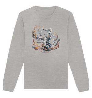 Ethereal Wind Spirits – Flüsternde Schatten & Naturmagie - Organic Basic Unisex Sweatshirt | Sweatshirts | Dark Shadows Arts