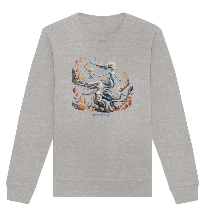 Ethereal Wind Spirits – Flüsternde Schatten & Naturmagie - Organic Basic Unisex Sweatshirt | Sweatshirts | Dark Shadows Arts