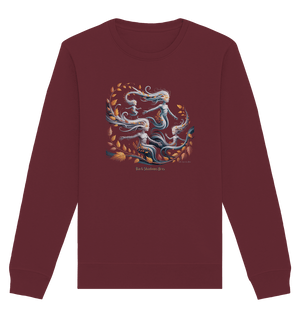 Ethereal Wind Spirits – Flüsternde Schatten & Naturmagie - Organic Basic Unisex Sweatshirt | Sweatshirts | Dark Shadows Arts