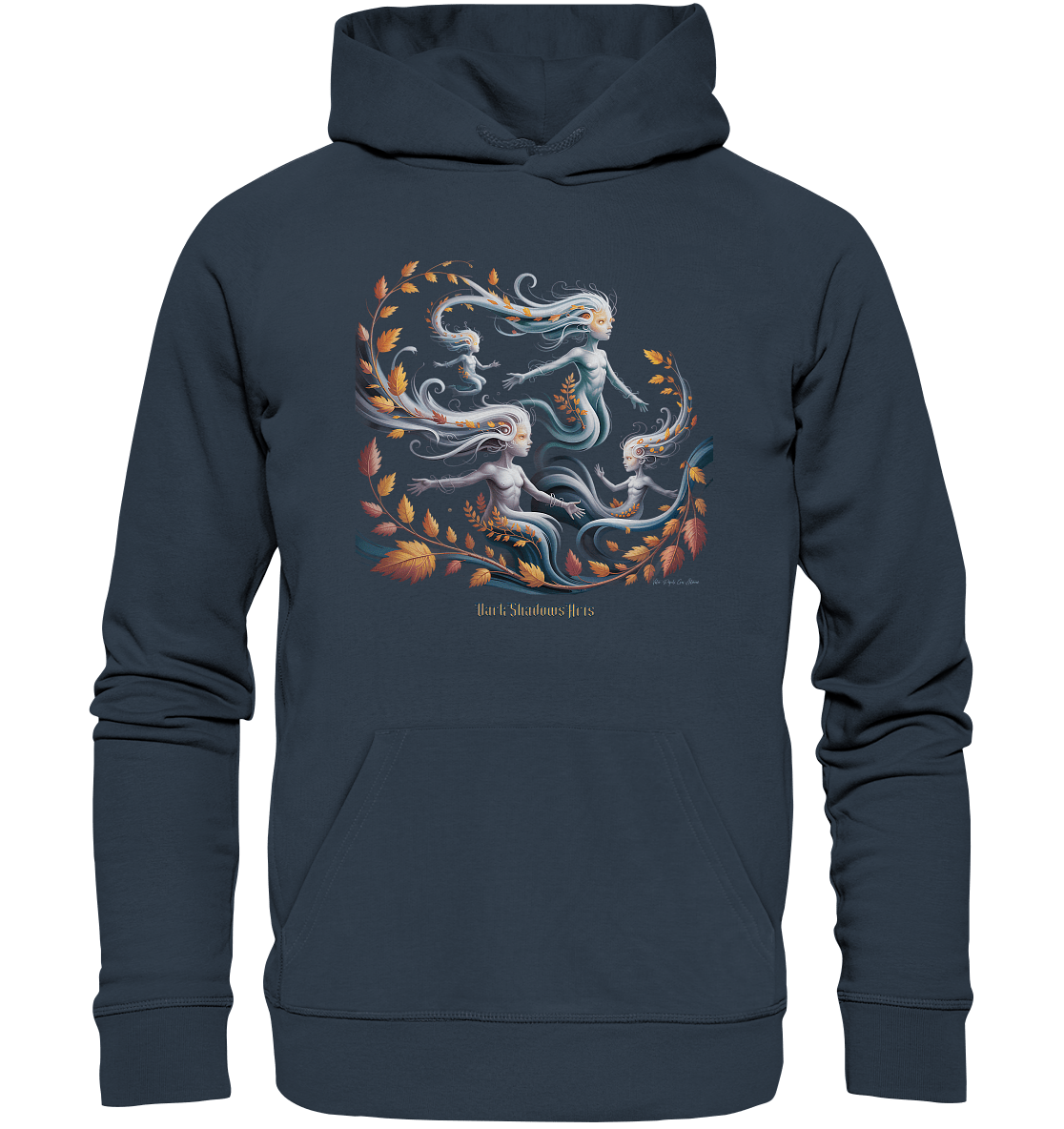 Ethereal Wind Spirits – Flüsternde Schatten & Naturmagie - Organic Hoodie | Hoodies | Dark Shadows Arts