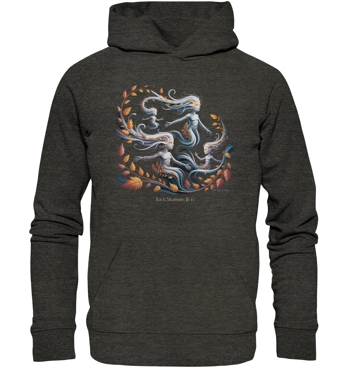 Ethereal Wind Spirits – Flüsternde Schatten & Naturmagie - Organic Hoodie | Hoodies | Dark Shadows Arts