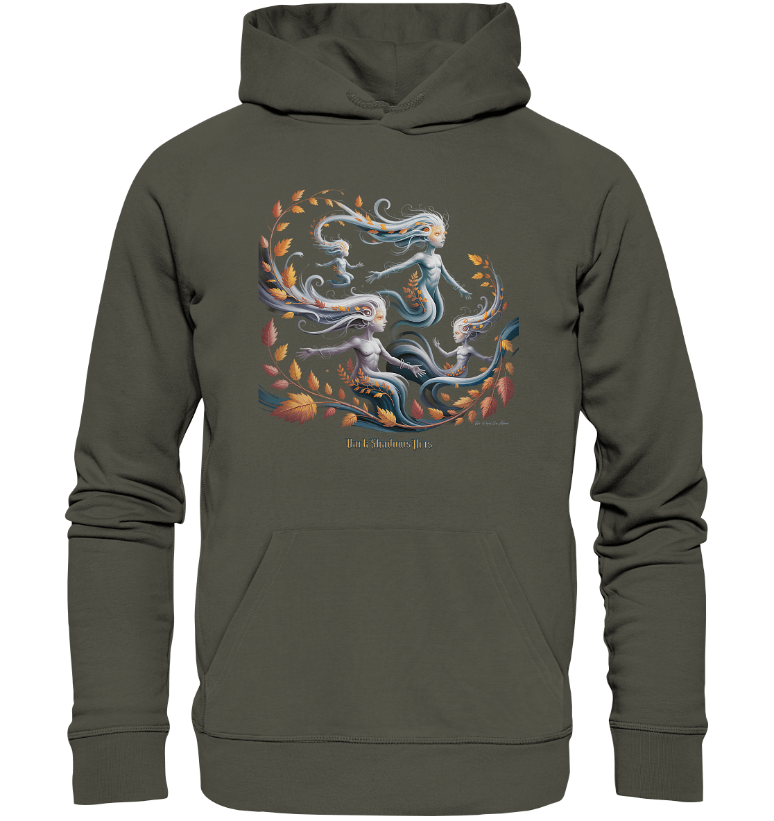 Ethereal Wind Spirits – Flüsternde Schatten & Naturmagie - Organic Hoodie | Hoodies | Dark Shadows Arts