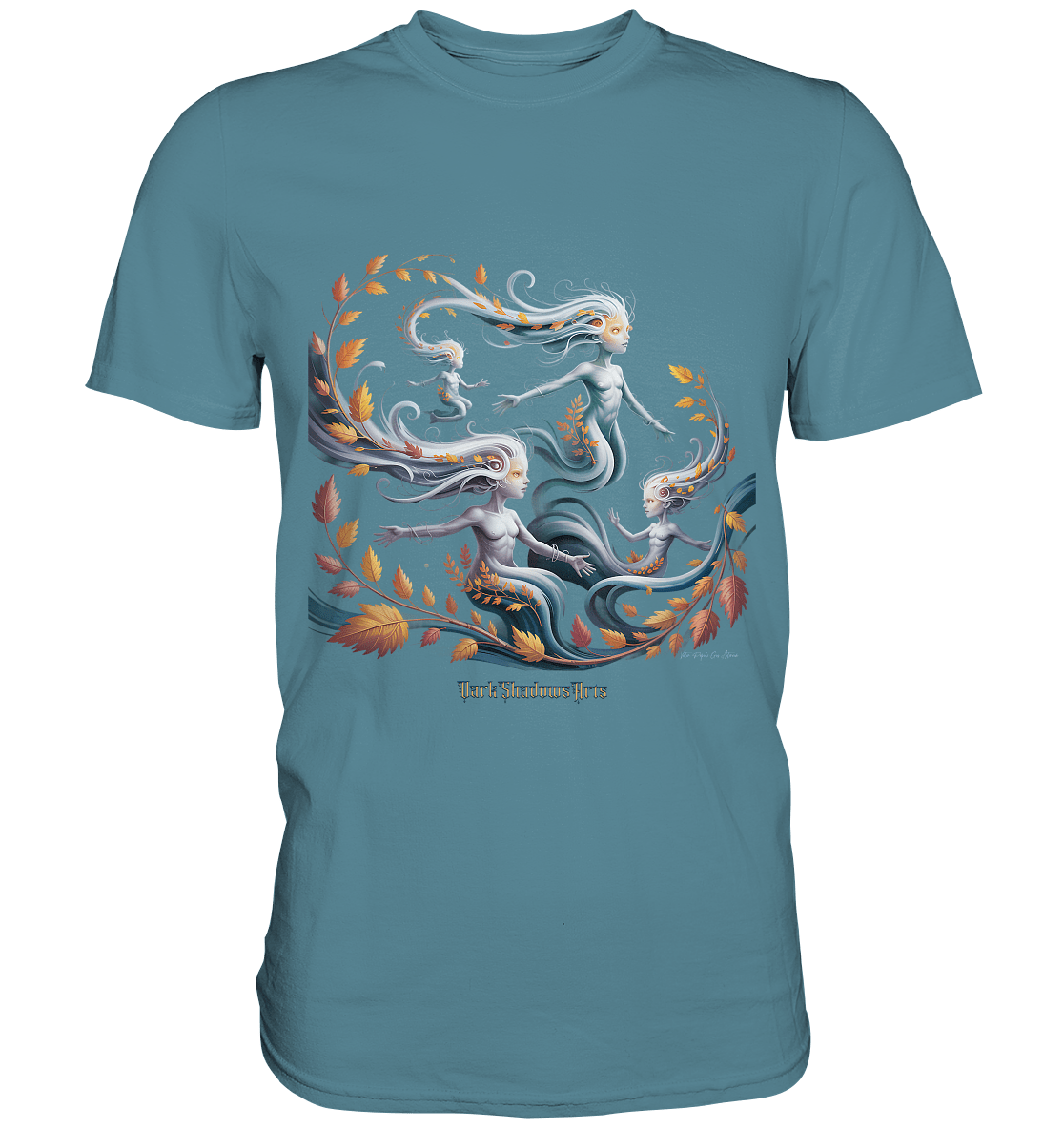 Ethereal Wind Spirits – Flüsternde Schatten & Naturmagie - Premium Shirt | Unisex - Shirts | Dark Shadows Arts