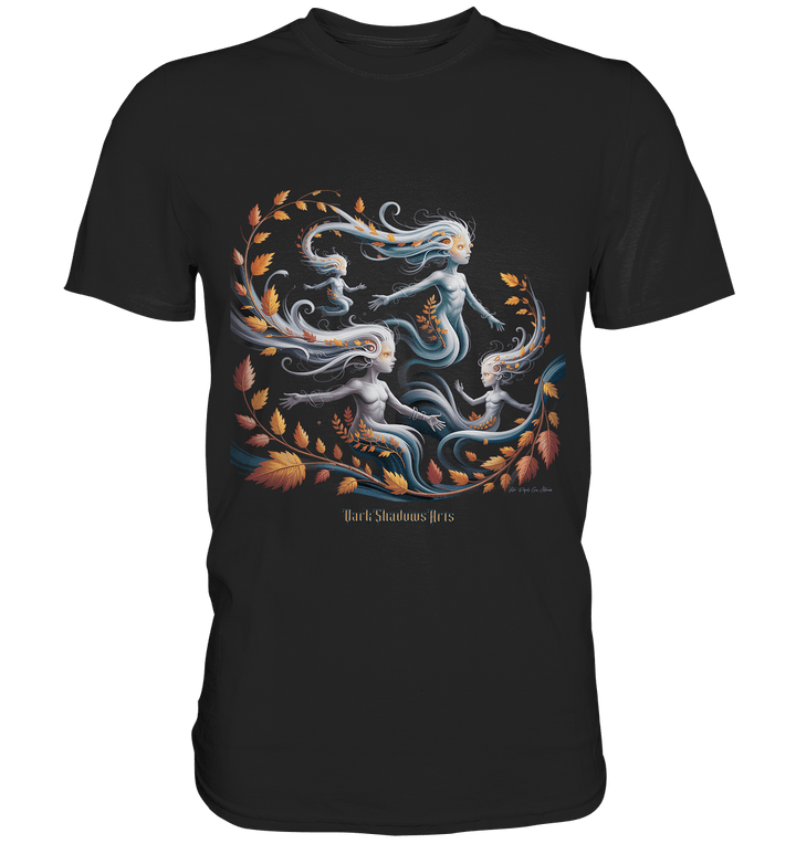 Ethereal Wind Spirits – Flüsternde Schatten & Naturmagie - Premium Shirt | Unisex - Shirts | Dark Shadows Arts