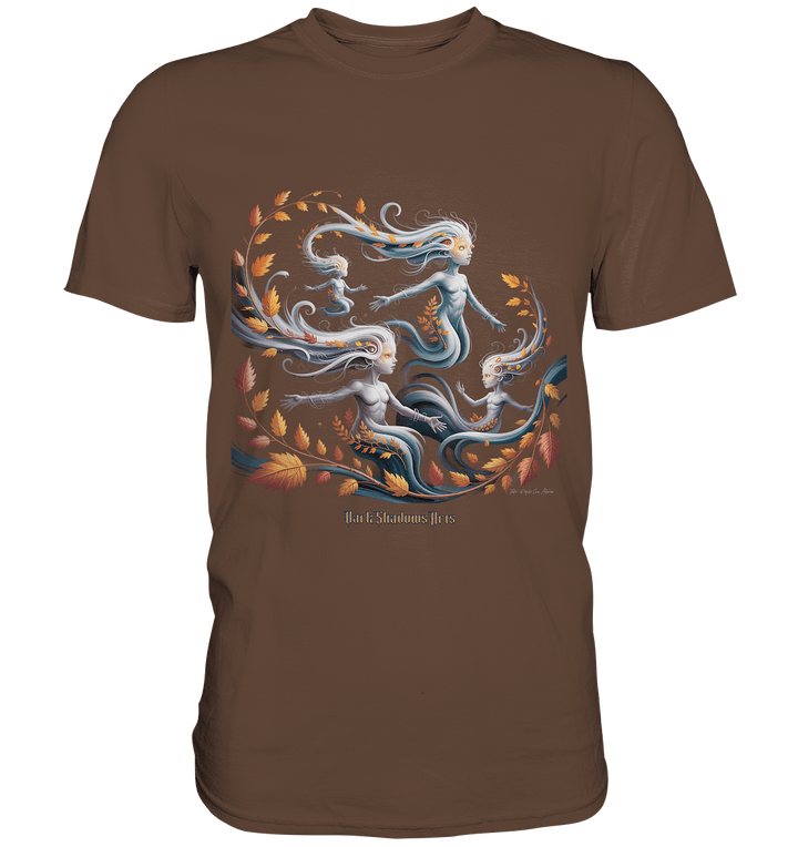 Ethereal Wind Spirits – Flüsternde Schatten & Naturmagie - Premium Shirt | Unisex - Shirts | Dark Shadows Arts