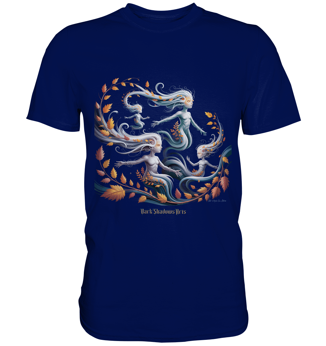 Ethereal Wind Spirits – Flüsternde Schatten & Naturmagie - Premium Shirt | Unisex - Shirts | Dark Shadows Arts