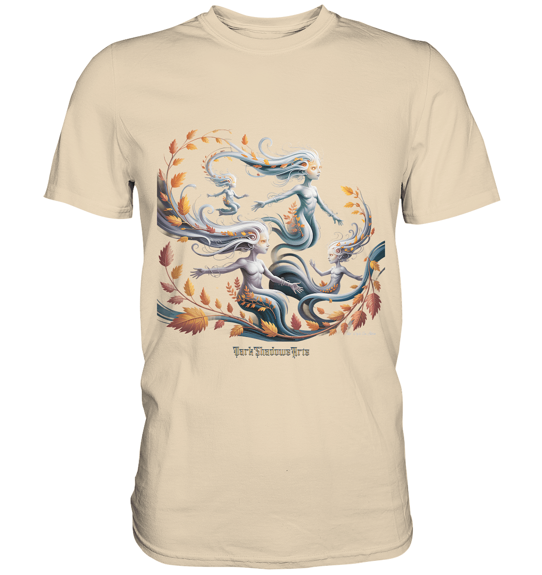 Ethereal Wind Spirits – Flüsternde Schatten & Naturmagie - Premium Shirt | Unisex - Shirts | Dark Shadows Arts