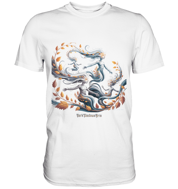 Ethereal Wind Spirits – Flüsternde Schatten & Naturmagie - Premium Shirt | Unisex - Shirts | Dark Shadows Arts