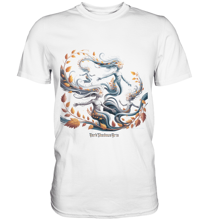 Ethereal Wind Spirits – Flüsternde Schatten & Naturmagie - Premium Shirt | Unisex - Shirts | Dark Shadows Arts
