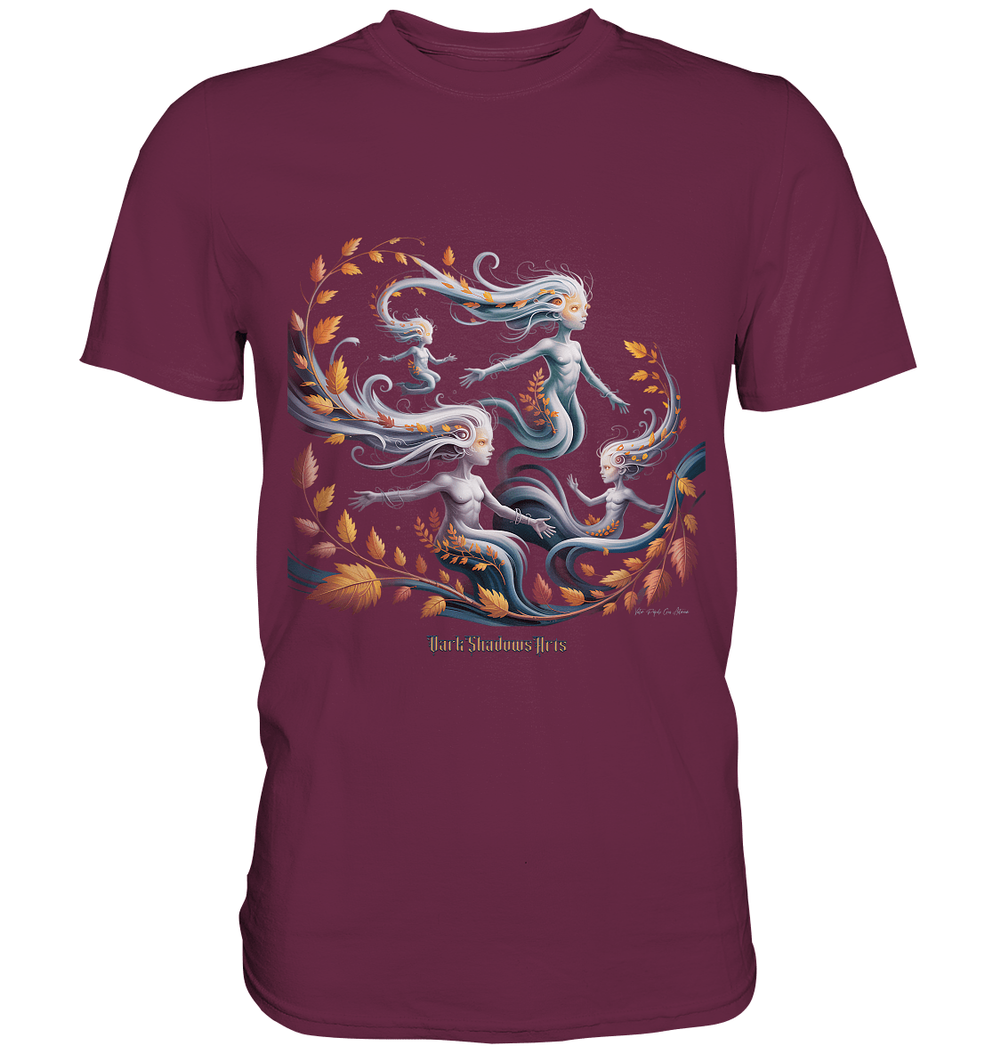 Ethereal Wind Spirits – Flüsternde Schatten & Naturmagie - Premium Shirt | Unisex - Shirts | Dark Shadows Arts