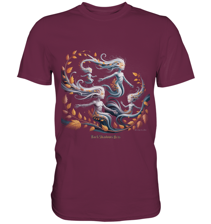 Ethereal Wind Spirits – Flüsternde Schatten & Naturmagie - Premium Shirt | Unisex - Shirts | Dark Shadows Arts