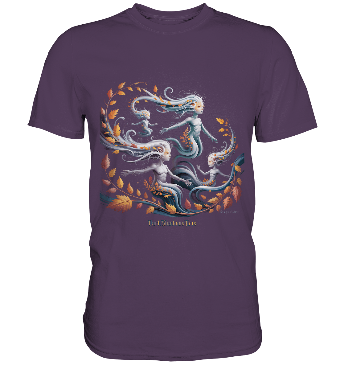 Ethereal Wind Spirits – Flüsternde Schatten & Naturmagie - Premium Shirt | Unisex - Shirts | Dark Shadows Arts