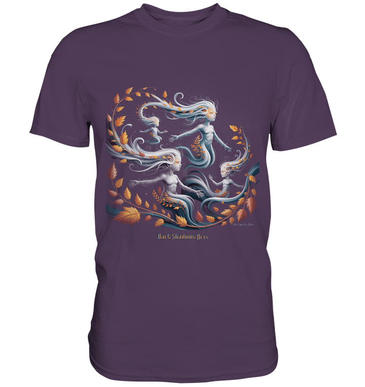 Ethereal Wind Spirits – Flüsternde Schatten & Naturmagie - Premium Shirt | Unisex - Shirts | Dark Shadows Arts