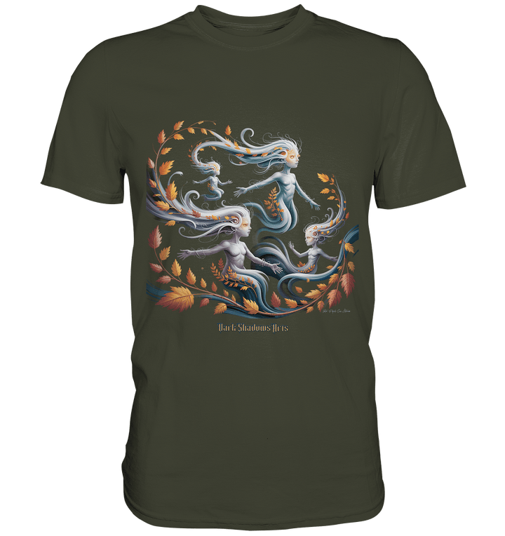 Ethereal Wind Spirits – Flüsternde Schatten & Naturmagie - Premium Shirt | Unisex - Shirts | Dark Shadows Arts
