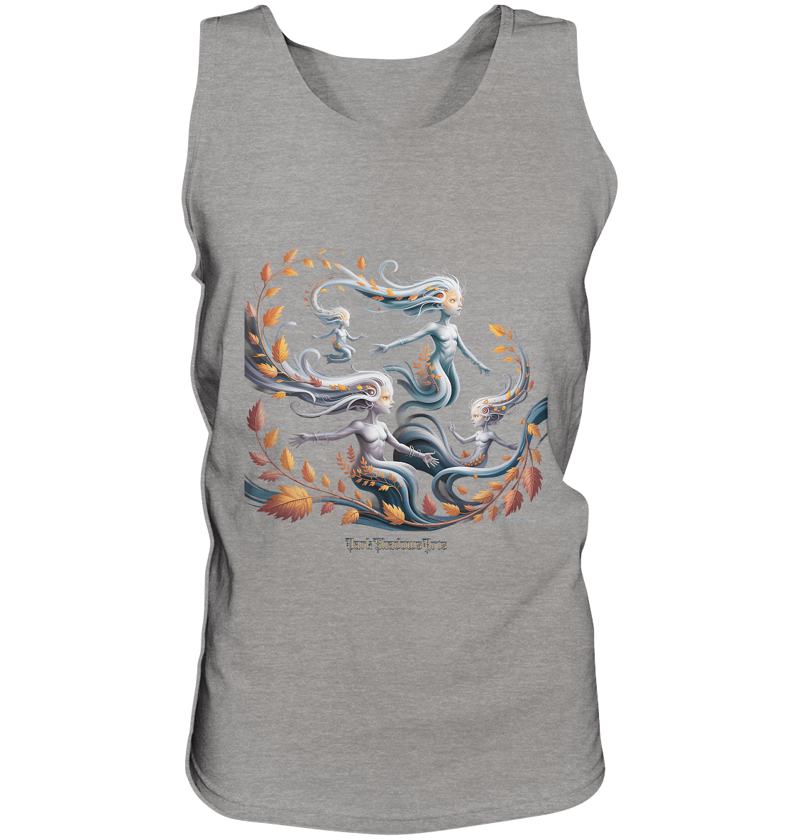 Ethereal Wind Spirits – Flüsternde Schatten & Naturmagie - Relaxed Tank Top | Tank - Tops | Dark Shadows Arts