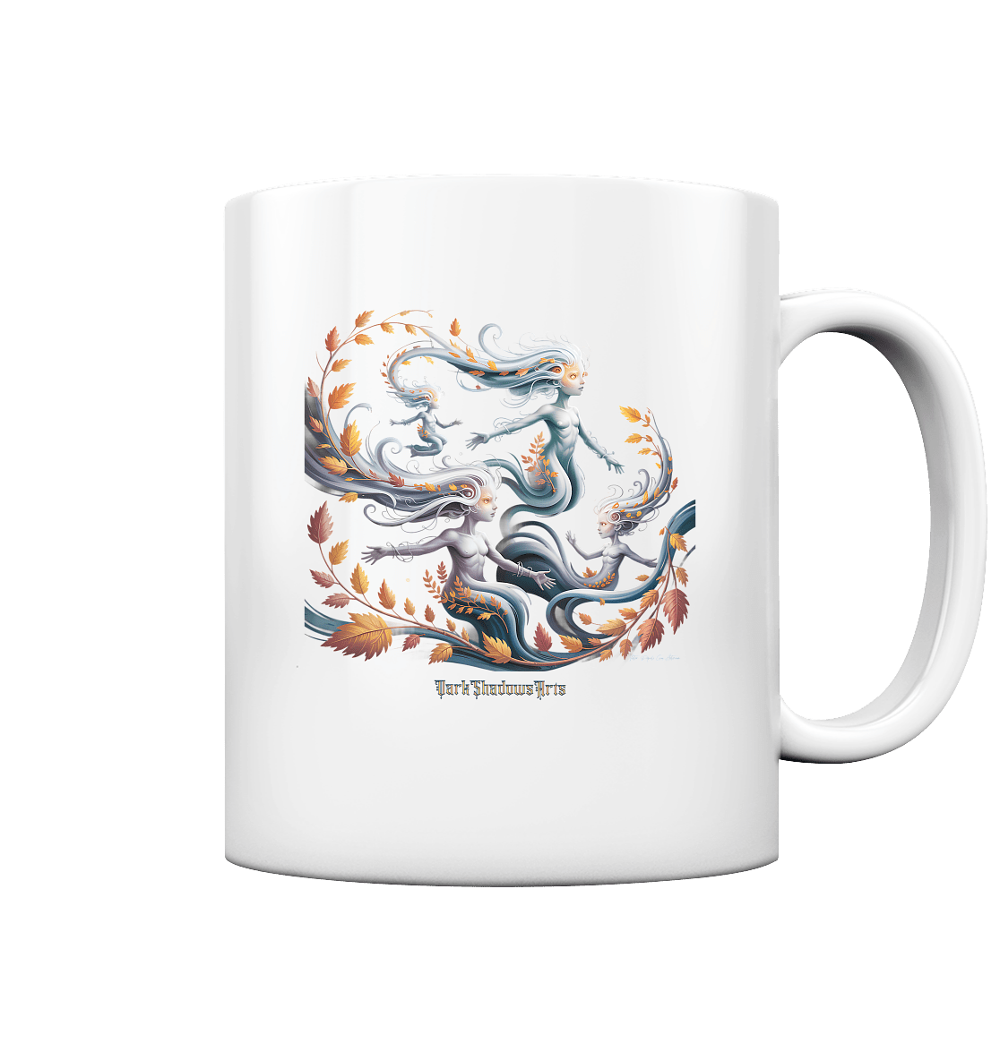Ethereal Wind Spirits – Flüsternde Schatten & Naturmagie - Tasse glossy | Trinkgefäße | Dark Shadows Arts
