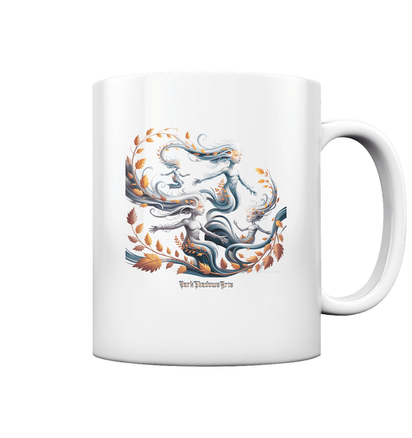 Ethereal Wind Spirits – Flüsternde Schatten & Naturmagie - Tasse glossy | Trinkgefäße | Dark Shadows Arts