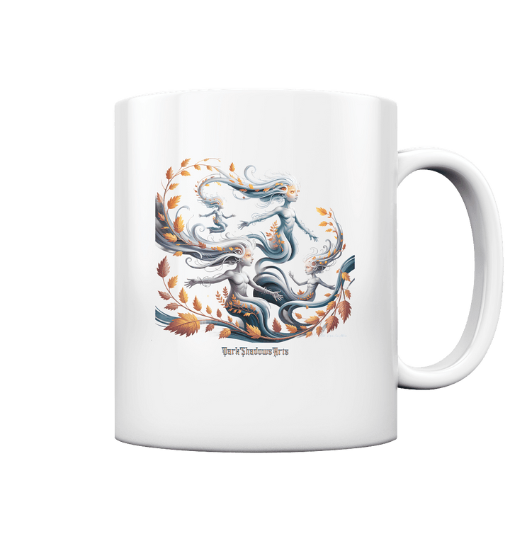 Ethereal Wind Spirits – Flüsternde Schatten & Naturmagie - Tasse glossy | Trinkgefäße | Dark Shadows Arts
