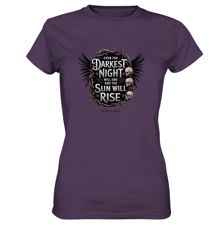 Even the Darkest night will end - Ladies Premium Shirt | Lady - Shirts | Dark Shadows Arts