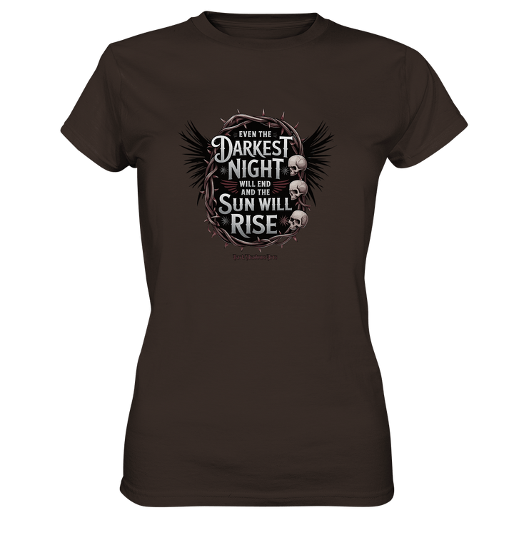 Even the Darkest night will end - Ladies Premium Shirt | Lady - Shirts | Dark Shadows Arts