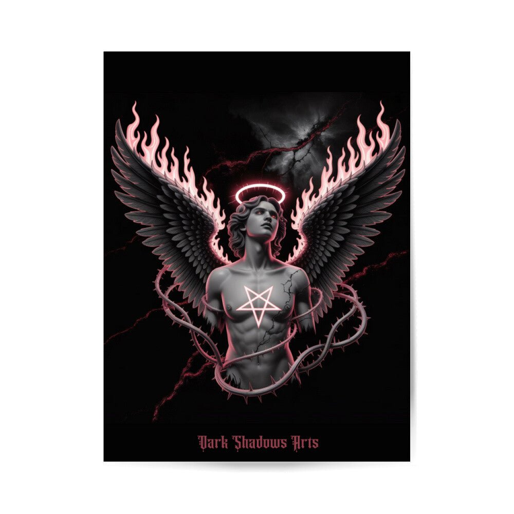 Fallen Grace_ Engel zwischen Licht & Verdammnis - Poster 3:4 | Poster | Dark Shadows Arts