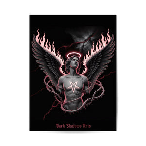 Fallen Grace_ Engel zwischen Licht & Verdammnis - Poster 3:4 | Poster | Dark Shadows Arts