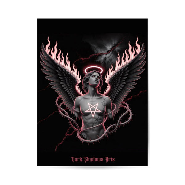 Fallen Grace_ Engel zwischen Licht & Verdammnis - Poster 3:4 | Poster | Dark Shadows Arts