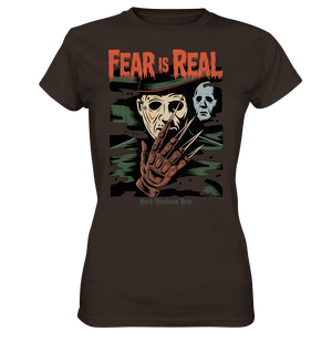 Fear Is Real – Horrorikonen im Schattenstil - DSA - Ladies Premium Shirt | Lady - Shirts | Dark Shadows Arts