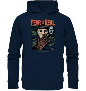 Fear Is Real – Horrorikonen im Schattenstil - DSA - Organic Hoodie | Hoodies | Dark Shadows Arts