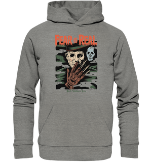Fear Is Real – Horrorikonen im Schattenstil - DSA - Organic Hoodie | Hoodies | Dark Shadows Arts