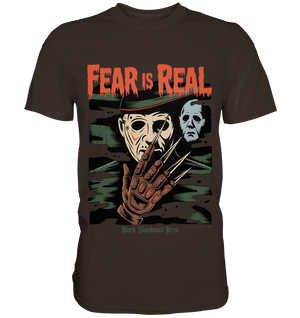 Fear Is Real – Horrorikonen im Schattenstil - DSA - Premium Shirt | Unisex - Shirts | Dark Shadows Arts