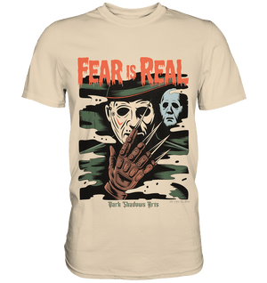Fear Is Real – Horrorikonen im Schattenstil - DSA - Premium Shirt | Unisex - Shirts | Dark Shadows Arts