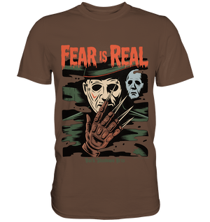 Fear Is Real – Horrorikonen im Schattenstil - DSA - Premium Shirt | Unisex - Shirts | Dark Shadows Arts