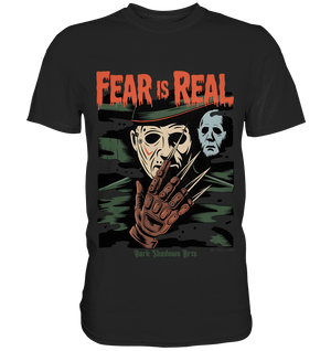 Fear Is Real – Horrorikonen im Schattenstil - DSA - Premium Shirt | Unisex - Shirts | Dark Shadows Arts