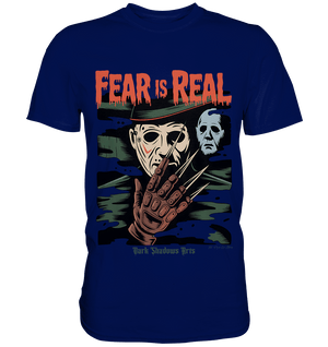 Fear Is Real – Horrorikonen im Schattenstil - DSA - Premium Shirt | Unisex - Shirts | Dark Shadows Arts