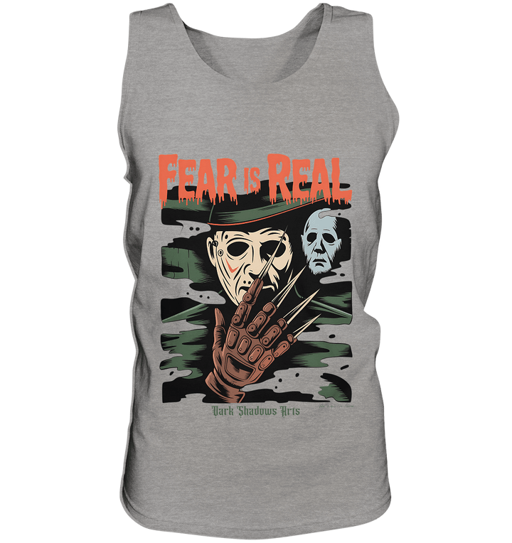 Fear Is Real – Horrorikonen im Schattenstil - DSA - Relaxed Tank Top | Tank - Tops | Dark Shadows Arts