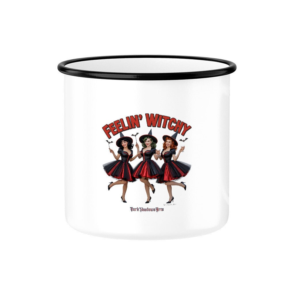Feelin’ Witchy - Emaille Tasse | Mug | Dark Shadows Arts