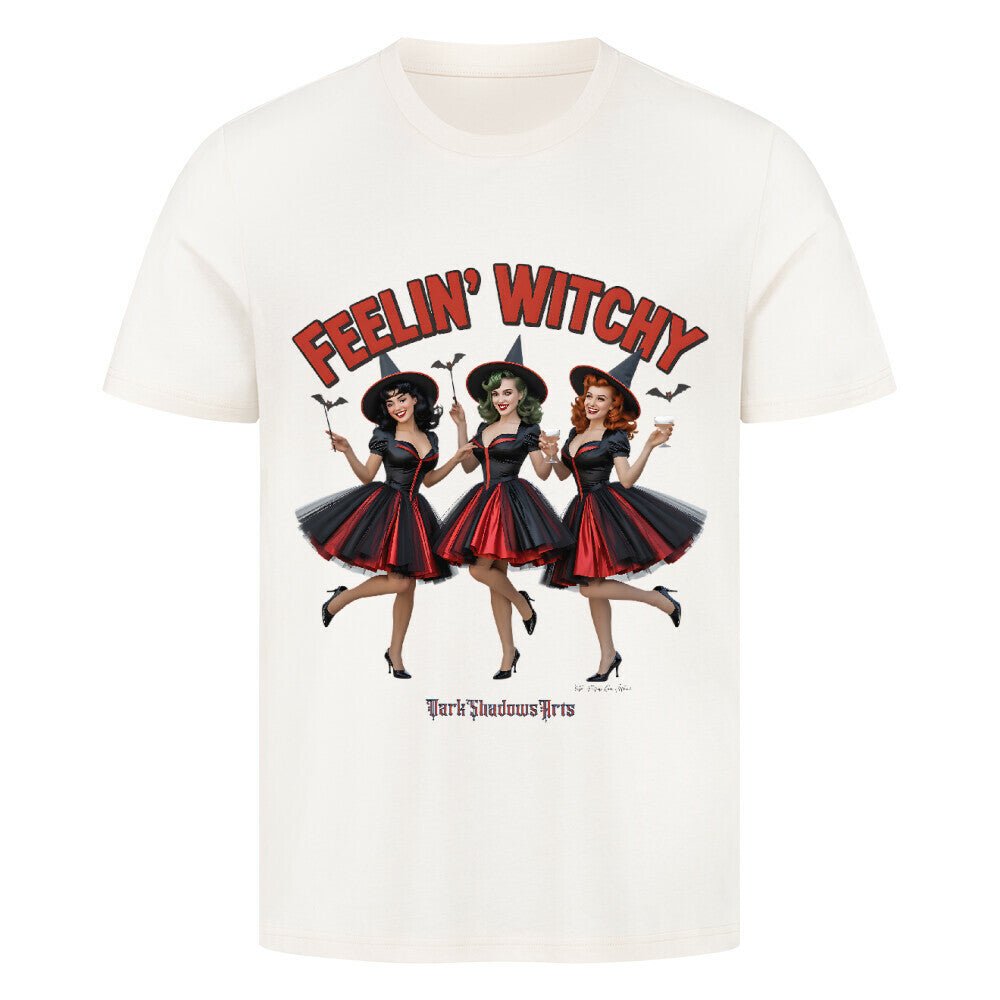 Feelin’ Witchy - HigherBlanks Premium T-Shirt | T-Shirt | Dark Shadows Arts