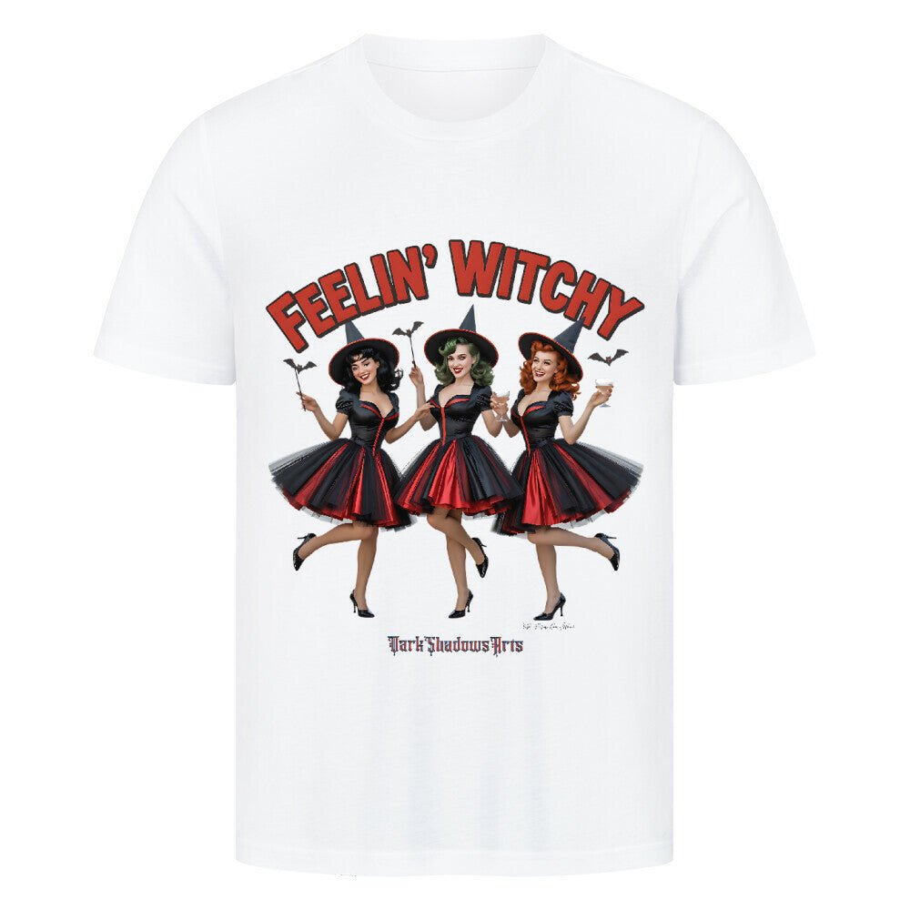 Feelin’ Witchy - HigherBlanks Premium T-Shirt | T-Shirt | Dark Shadows Arts