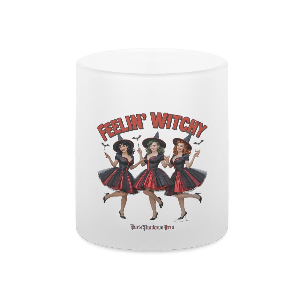Feelin’ Witchy - Teelichthalter satiniert | Mug | Dark Shadows Arts