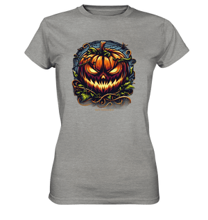 Filigranes Halloween Kürbis Motiv - Ladies Premium Shirt | Lady - Shirts | Dark Shadows Arts