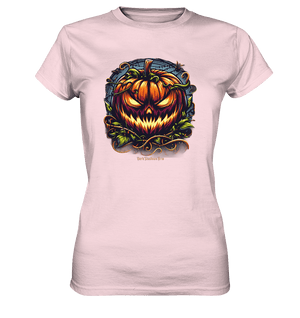 Filigranes Halloween Kürbis Motiv - Ladies Premium Shirt | Lady - Shirts | Dark Shadows Arts