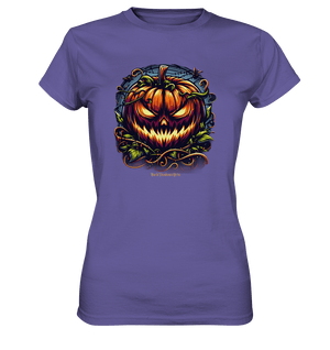 Filigranes Halloween Kürbis Motiv - Ladies Premium Shirt | Lady - Shirts | Dark Shadows Arts