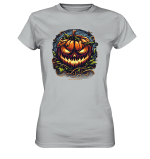 Filigranes Halloween Kürbis Motiv - Ladies Premium Shirt | Lady - Shirts | Dark Shadows Arts