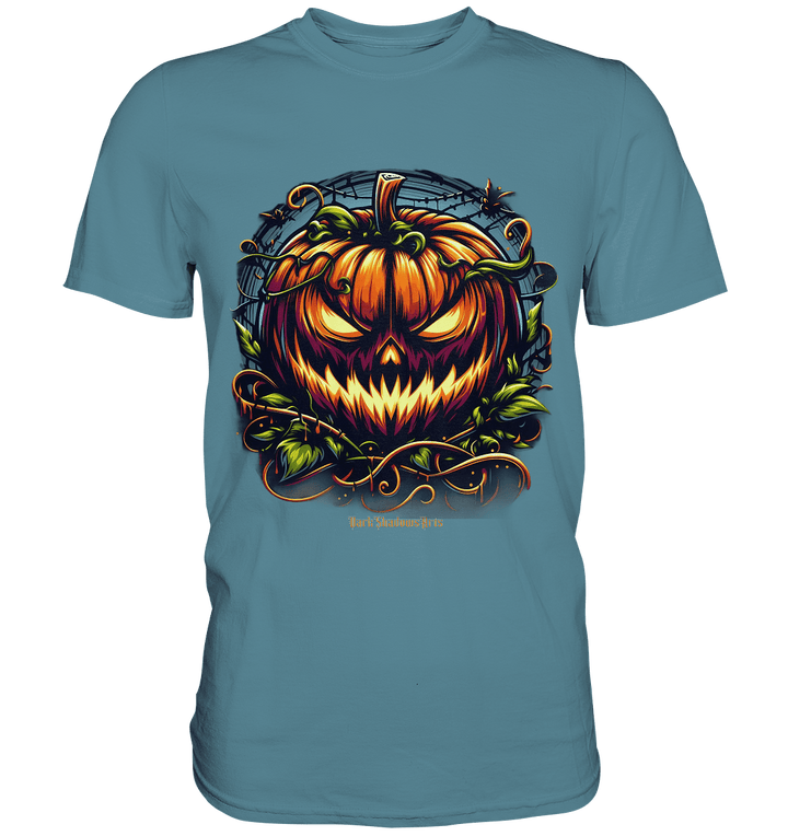 Filigranes Halloween Kürbis Motiv - Premium Shirt | Unisex - Shirts | Dark Shadows Arts
